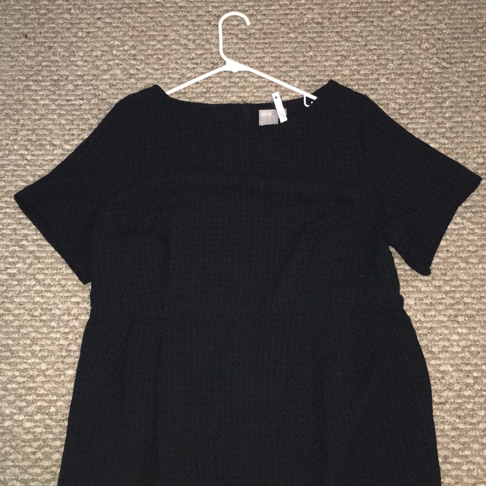 Womens ASOS Curvy Black Slim Fit Dress